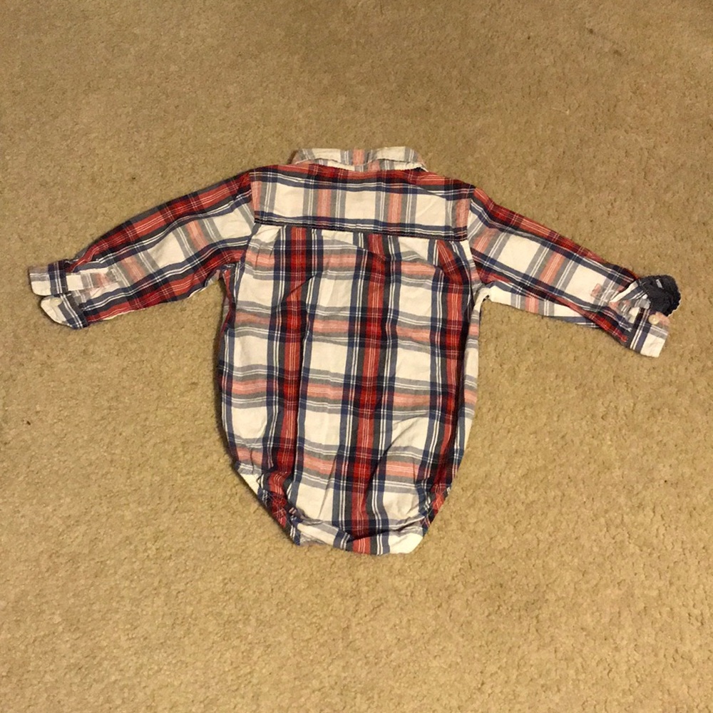 OshKosh B’gosh Plaid Onesies 12/18/24 months - Picture 3 of 8